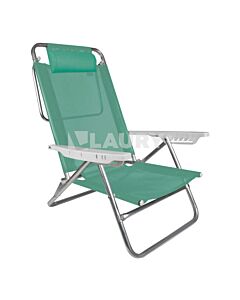 REPOSERA 6 POSICIONES SUMMER COVER VERDE ANIS ALUMINIO