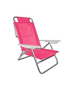 REPOSERA 6 POSICIONES SUMMER COVER CORAL ALUMINIO