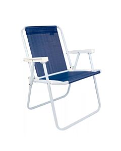 SILLON PLAYERO AZUL MARINO SANNET CANIO ACERO