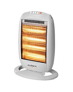 ESTUFA HALOGENA OSCILANTE DE 4 VELAS - ALPACA - ESTALPHH11N