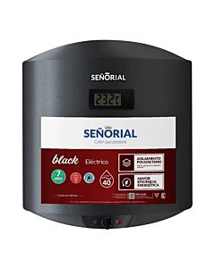 Termotanque Electrico Senorial Black 2,0 40L