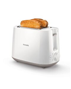 TOSTADORA PHILIPS 830W PLASTICA- 2 RANURAS - 8 NIVELES  HD258100